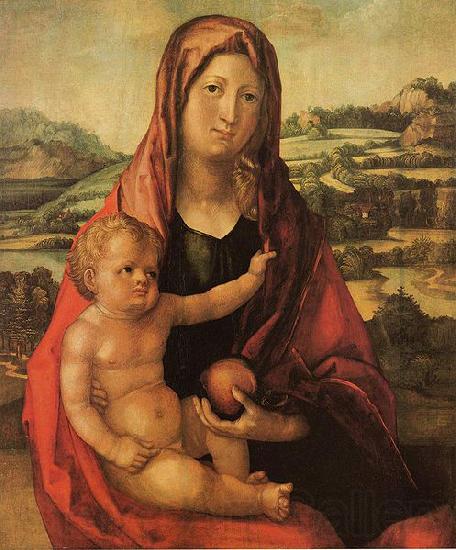 Albrecht Durer Maria mit Kind vor einer Landschaft Germany oil painting art